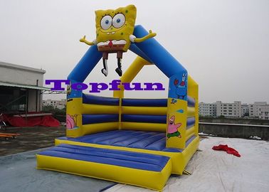 Trampoline พองกับ SpongeBob Squarepants สำหรับเด็กปาร์ตี้ / ปราสาทกระโดด