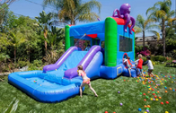 เด็กวัยหัดเดิน Inflatable Pvc Water Slide กับ Octopus Bounce House