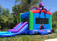 เด็กวัยหัดเดิน Inflatable Pvc Water Slide กับ Octopus Bounce House