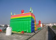 0.45 - 0.55 มม. PVC Inflatable Amusement Park Slide Unti - Ruptured