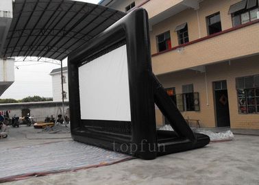 แบบพกพากลางแจ้งพองจอโปรเจคเตอร์ 0.55 พีวีซีผ้าใบกันน้ำสำหรับโฆษณา