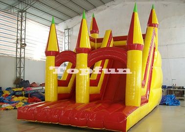 Kids Inflatable Volcano Dry Slide ปราสาทกระโดดปราสาท