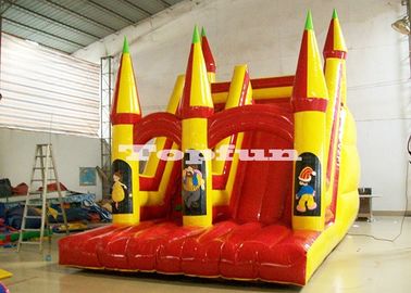 Kids Inflatable Volcano Dry Slide ปราสาทกระโดดปราสาท