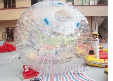 พีวีซีที่ชัดเจนทำให้พอง Zorb ลูกความถี่สูงลูกกลิ้ง Zorbing ลูกบนที่ดิน