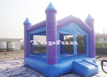 15feet สีม่วง / น้ำเงินพองกระโดดปราสาทหลังคาและ Mash