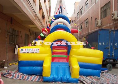 ปลอดภัยปราสาทกระโดดพอง Barque, เรือ Bouncy ทำให้พองพร้อมสไลด์ยาว