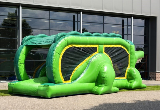 เด็กพองจระเข้อุปสรรคหลักสูตร Jumping Castle