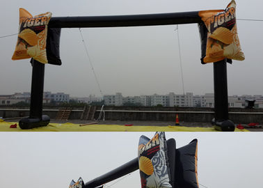 10 x 6 เมตรกันน้ำโฆษณา Inflatables 0.6 - 0.9mm ผ้าใบกันน้ำพีวีซีที่มีถุง