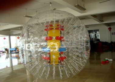 ผู้ใหญ่ 0.9 มิลลิเมตรพีวีซีใส Unti-coldness น้ำลูก Zorbing สำหรับสวนสนุก