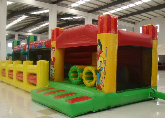 Fun Kids Inflatable Obstacle Course เช่า 0.55mm PVC Tarpaulin