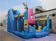 Spongebob และ Patrick Star Inflatable Fun City ระเบิดสวนสนุก