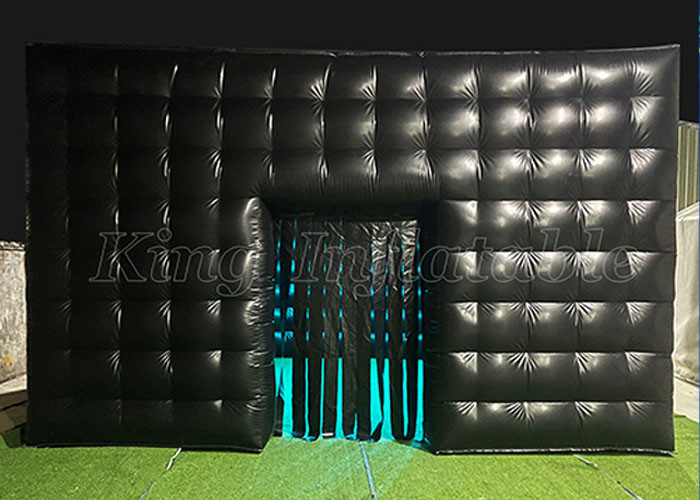 เต็นท์เหตุการณ์ทำให้พอง 6m * 6m * 4m PVC Outdoor Event Party Cube เต็นท์พองเป่าลม