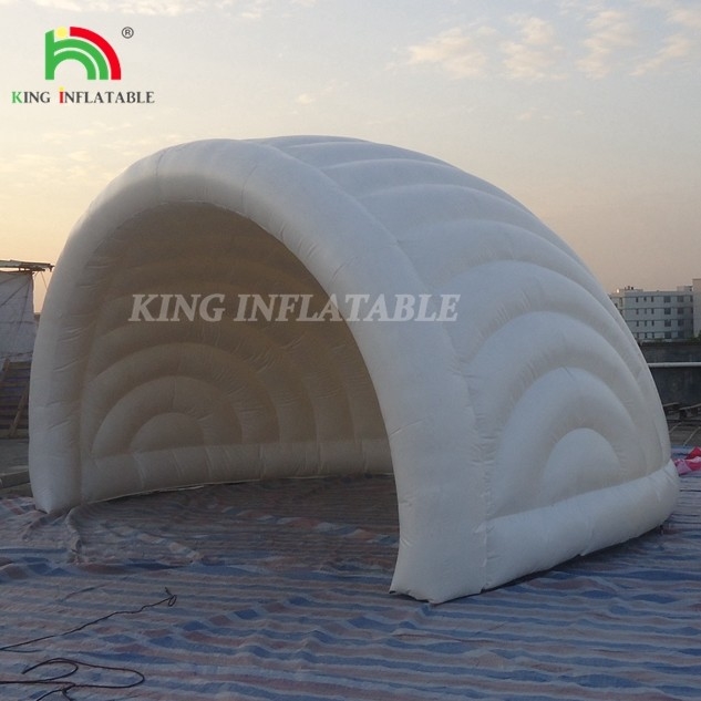กลางแจ้ง Clear Air Dome ผืนหญ้าโปร่งใส แคมป์ เปลือกจันทร์ Bubble Tent สําหรับงาน