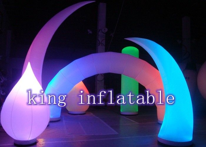 ฮีเลียมโฆษณาทำให้พองขนาดใหญ่ลูกโป่ง / บอลลูนไฟ LED สำหรับงานแสดงสินค้ากลางแจ้ง