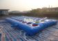 OEM 8*4m PVC Tarpaulin Inflatable Running Sport Games With Many Red Hole Obstacles