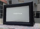Outdoor Black PVC Tarpaulin Inflatable Movie Screen With Support Behind