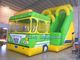 PVC Tarpaulin Inflatable Water Slide  Double Stitched Fresh Lovely Bus Style