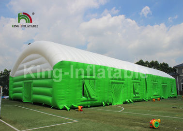 เต็นท์เหตุการณ์พอง PVC สีเขียวขนาดใหญ่สำหรับโฆษณา